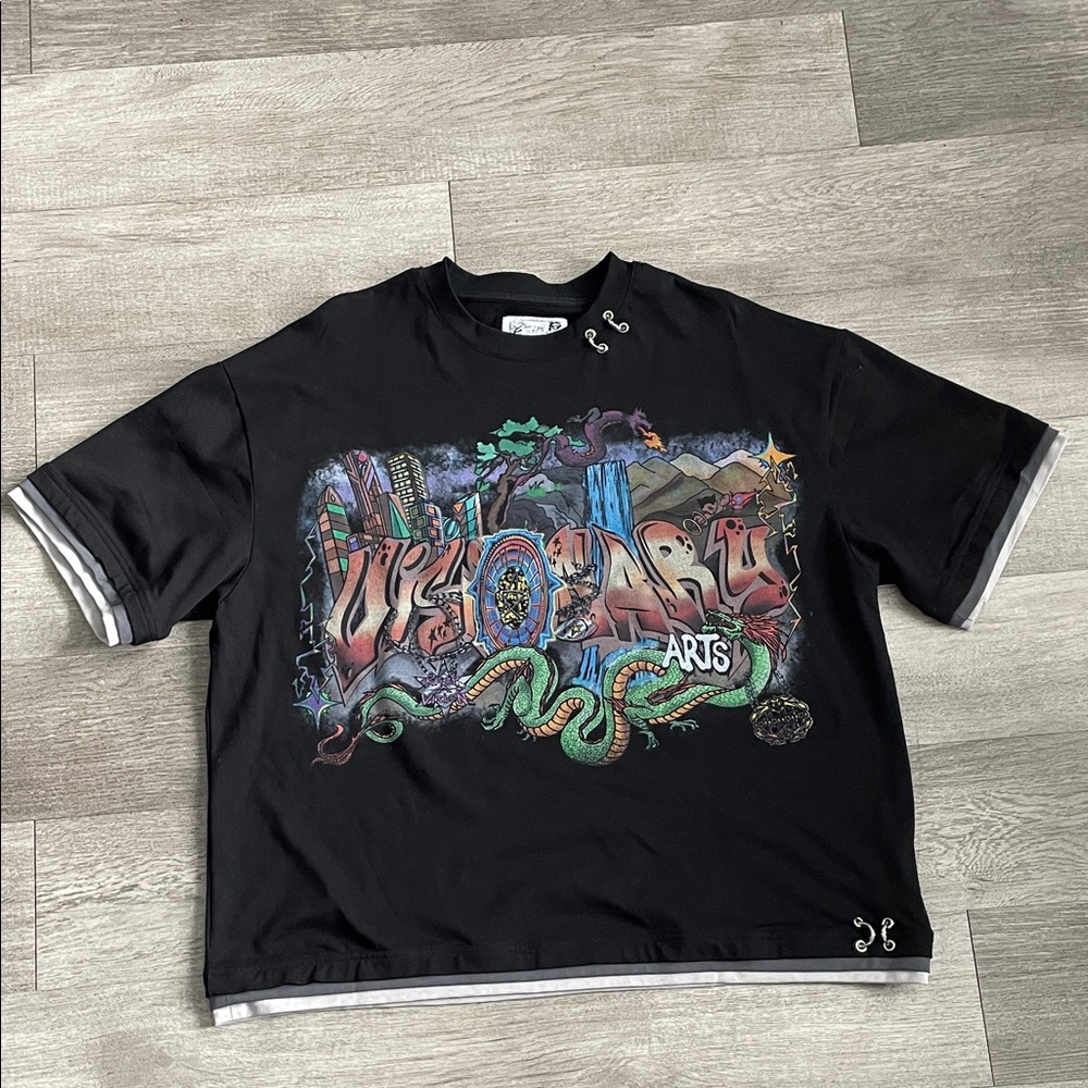 Visionary arts stacked tee